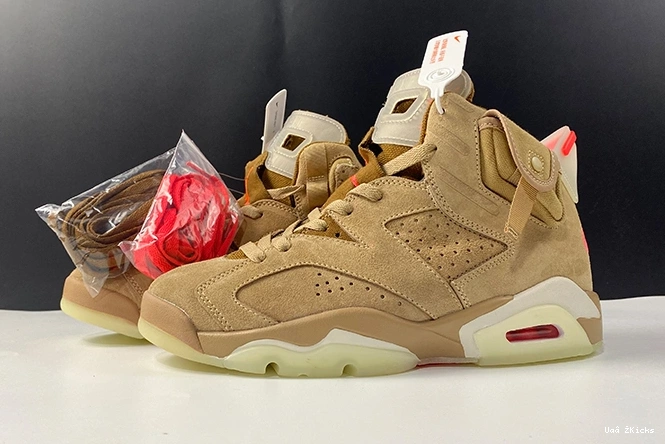 6 DH0690- Khaki Scott Travis 9018 Jordan Retro 628 British Popular 1110